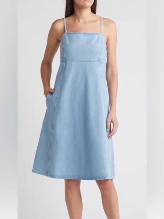 Treasure & Bond Dresses & Skirts - Treasure & Bond Blue Denim Midi Sundress